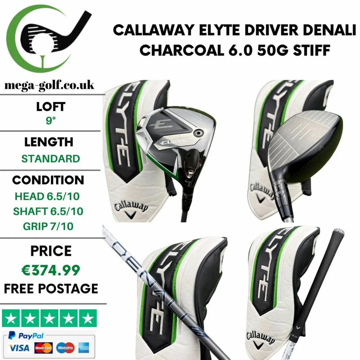 Callaway Elyte Driver / 9° / Stiff - Image 1