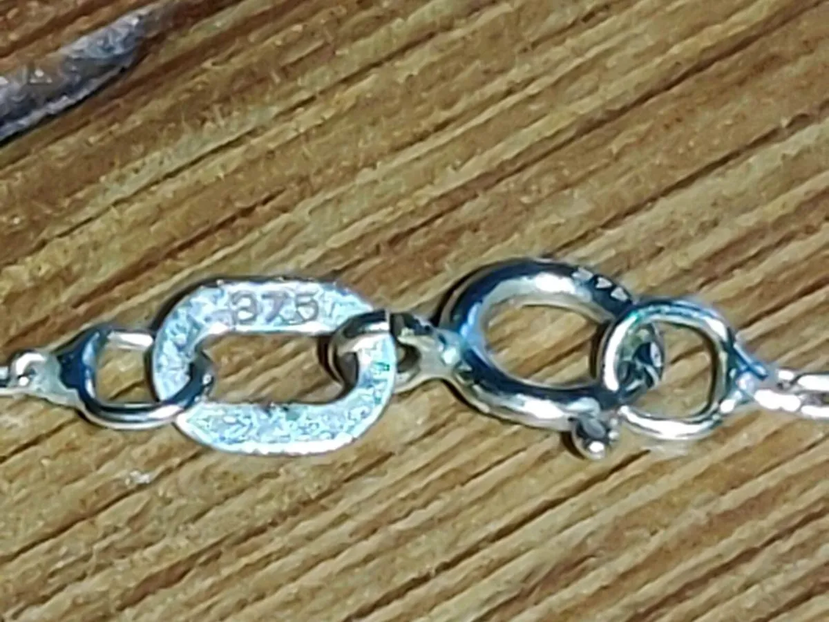 TWO TONE DIAMOND, 9CT Yellow & White Gold Necklace - Image 4