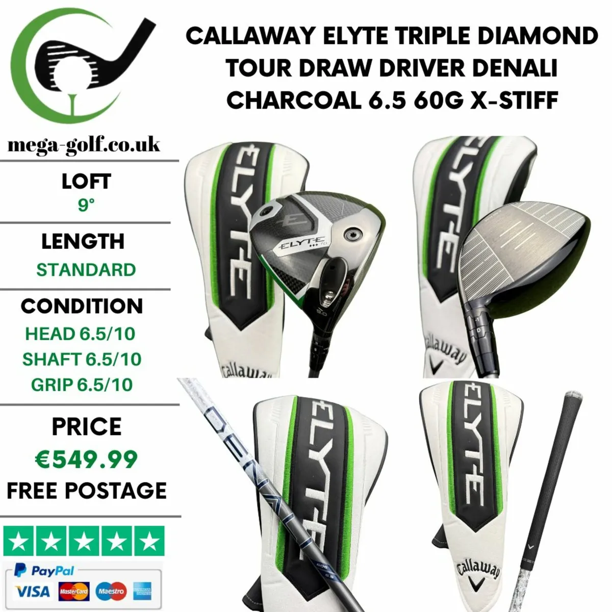 Callaway Elyte Triple Diamond Tour Draw Driver - Image 1