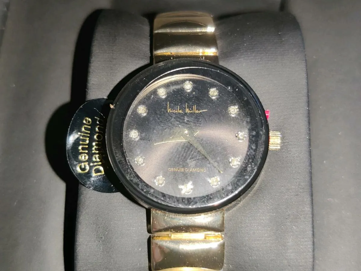 DIAMOND NICOLE MILLER, Designer Huge Elastic Watch - Image 3