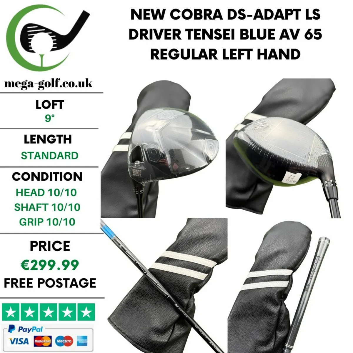 New Cobra Ds-Adapt LS Driver / 9° / Regular - Image 1