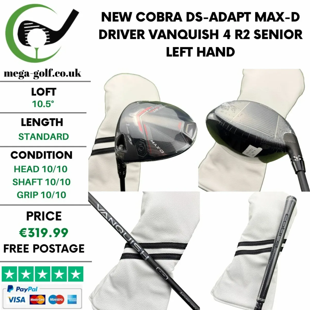 New Cobra DS-Adapt Max-D Driver / 10.5° / Senior - Image 1