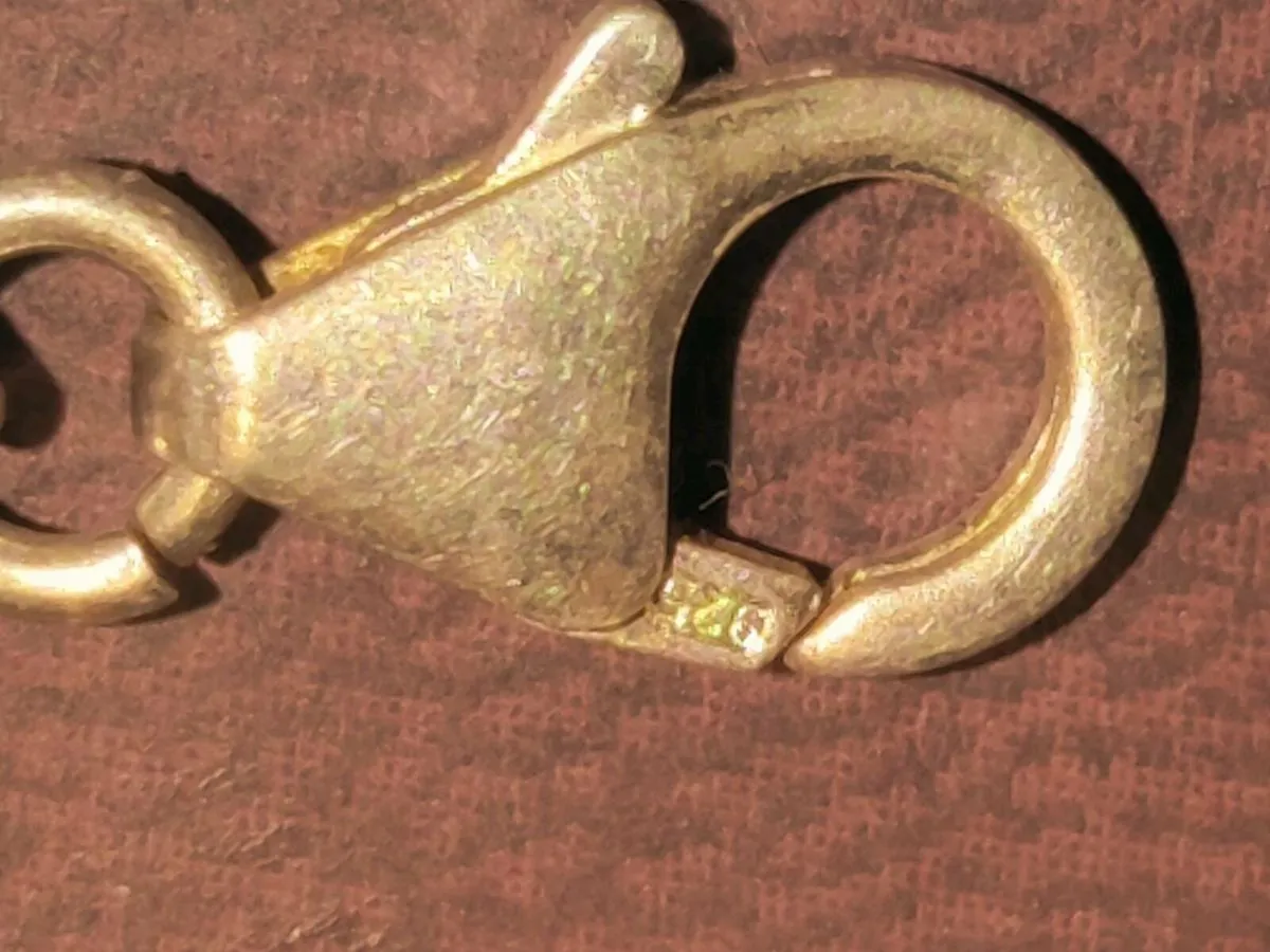 GLITTERY SAPPHIRES, 925 Silver 8"Long Big Bracelet - Image 4