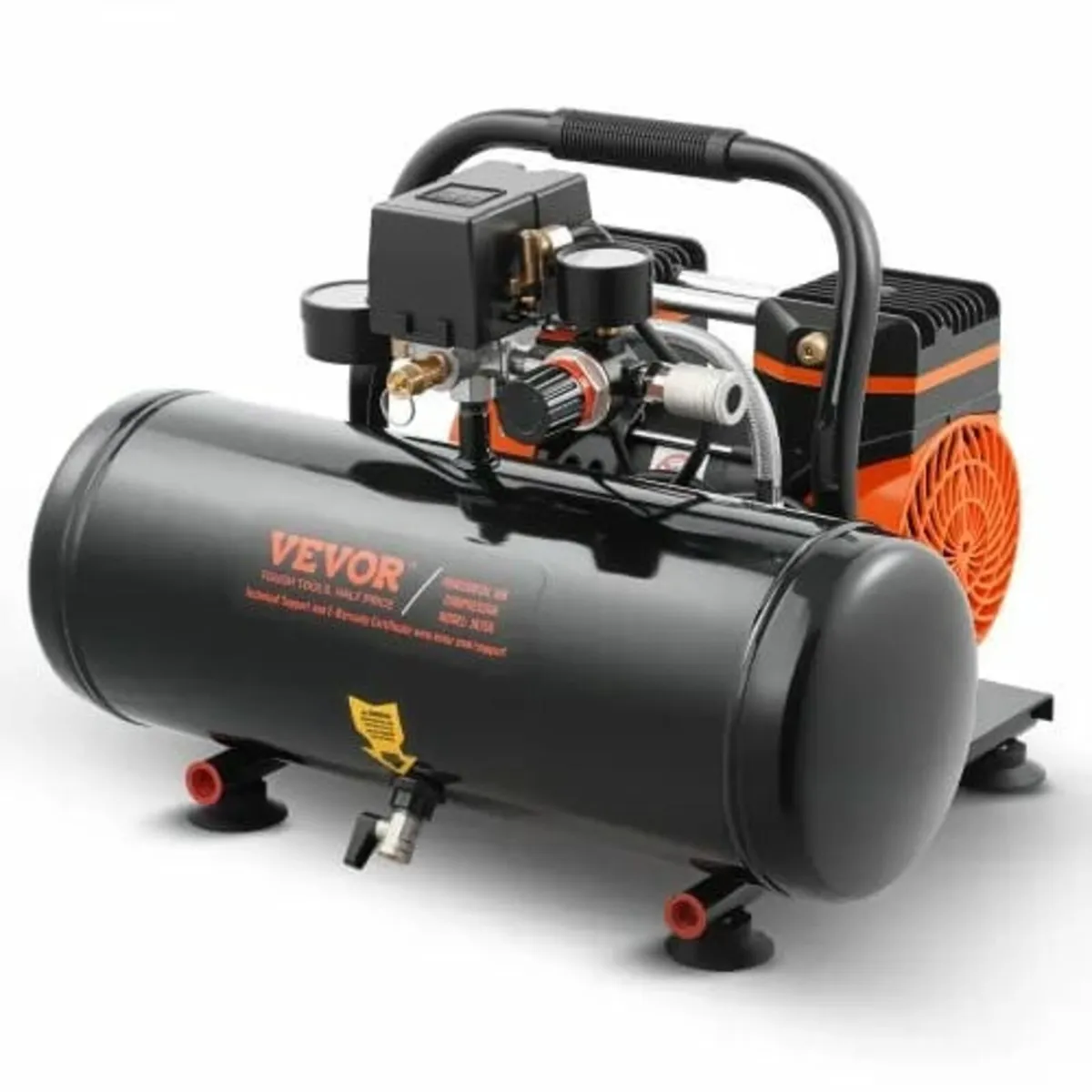 Air Compressor, 2 Gallon Steel Tank, 1HP 2.5 CFM 8 - Image 1