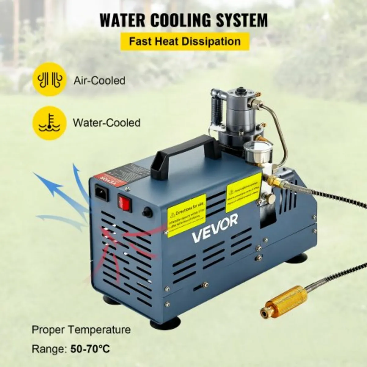 High Pressure Compressor, 4500PSI/30MPA High Press - Image 4