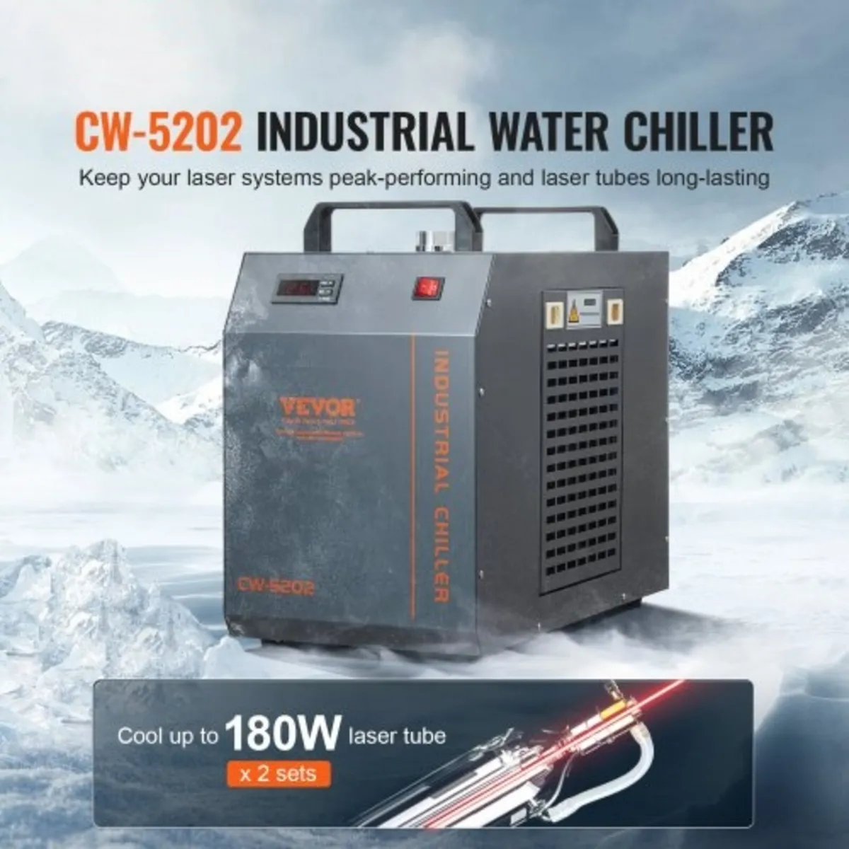 Industrial Water Chiller, CW-5202, Industrial Wate - Image 4