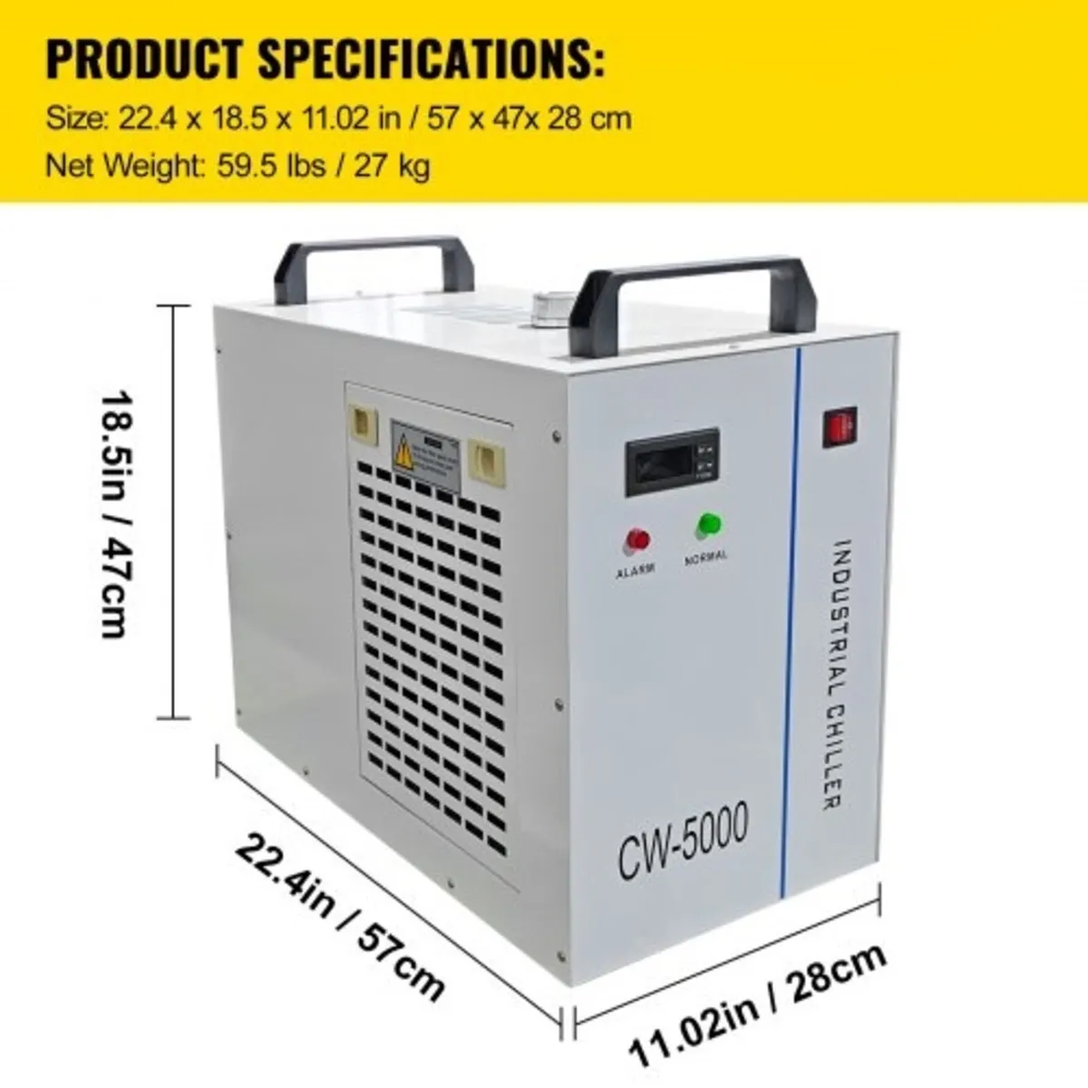 6L Tank Water Chiller CW-5000 Thermolysis Industri - Image 3
