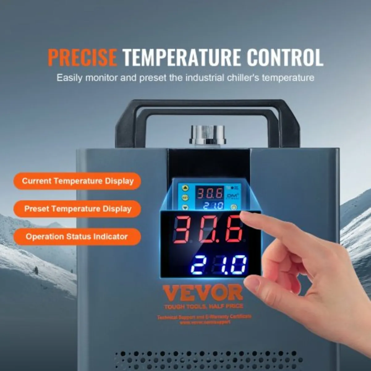 Industrial Water Chiller, KH-6000, 200W Industrial - Image 2