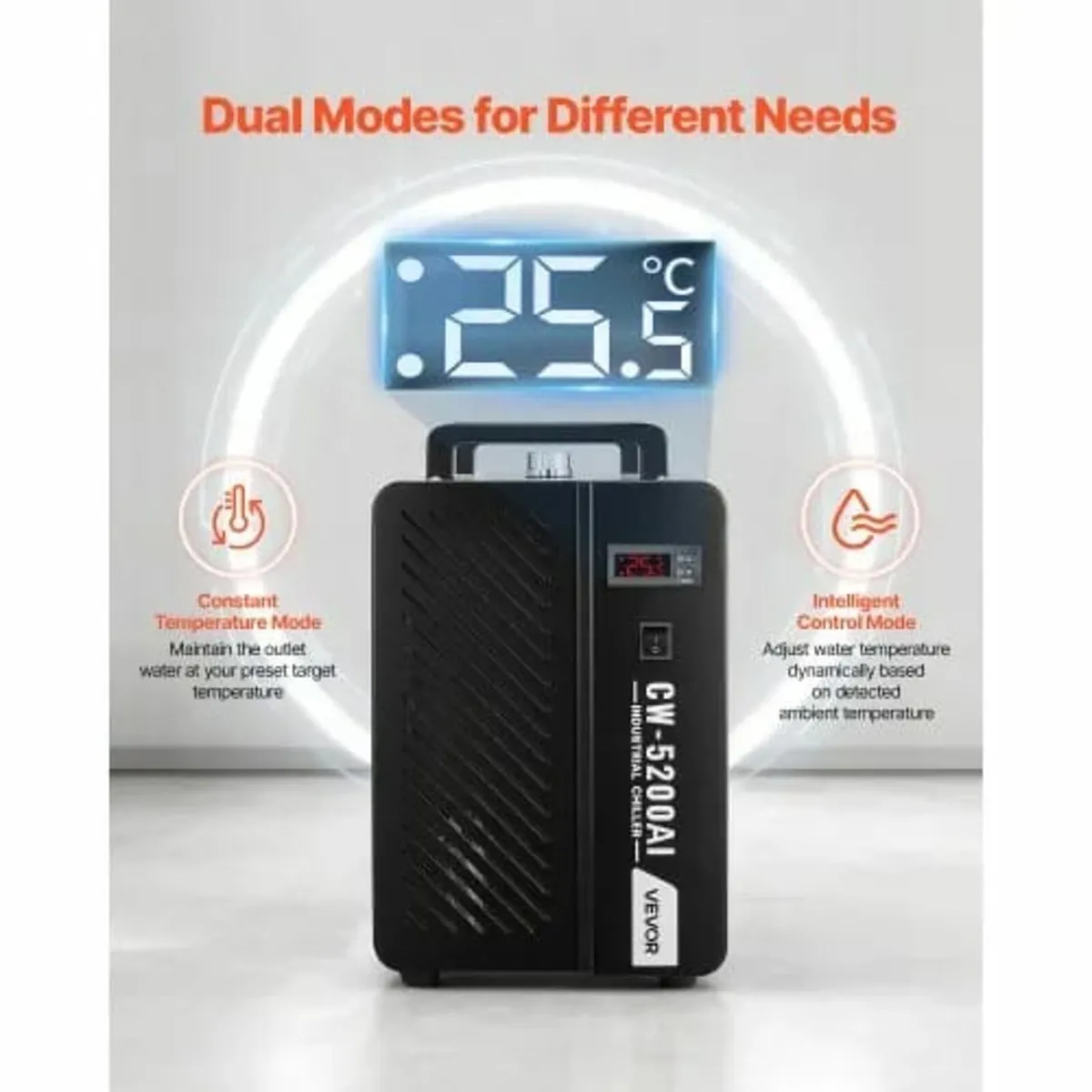 Industrial Water Chiller, 1600W, Industrial Water - Image 4