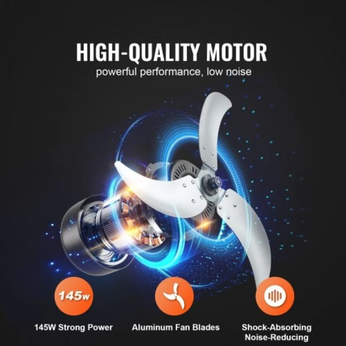 Drum Fan, 24 Inch High Velocity Industrial Shop Fa - Image 2