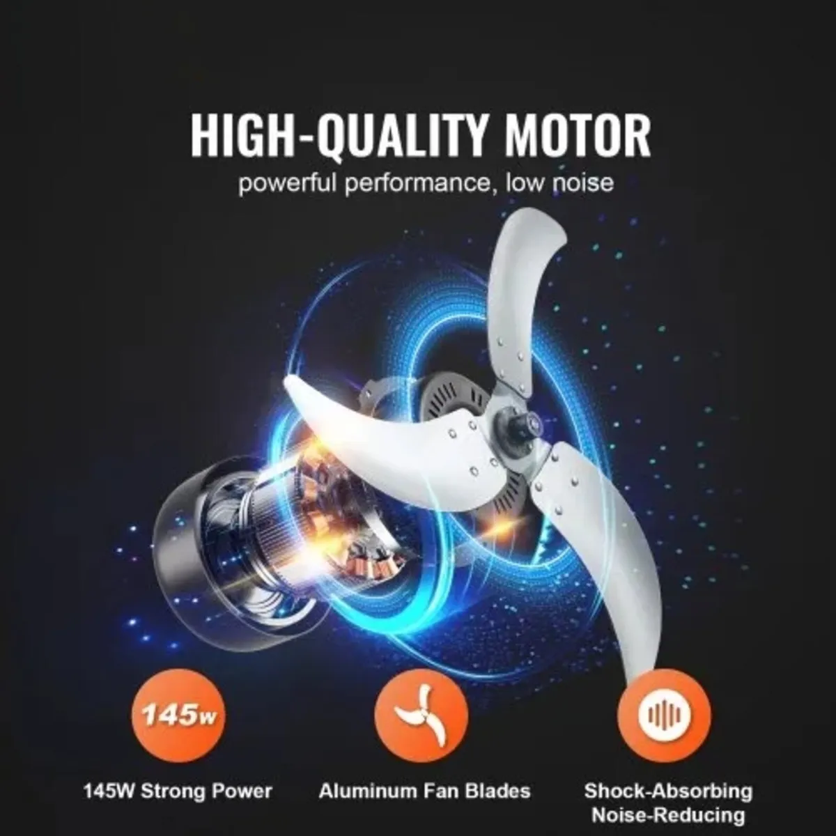 Drum Fan, 24 Inch High Velocity Industrial Shop Fa - Image 2