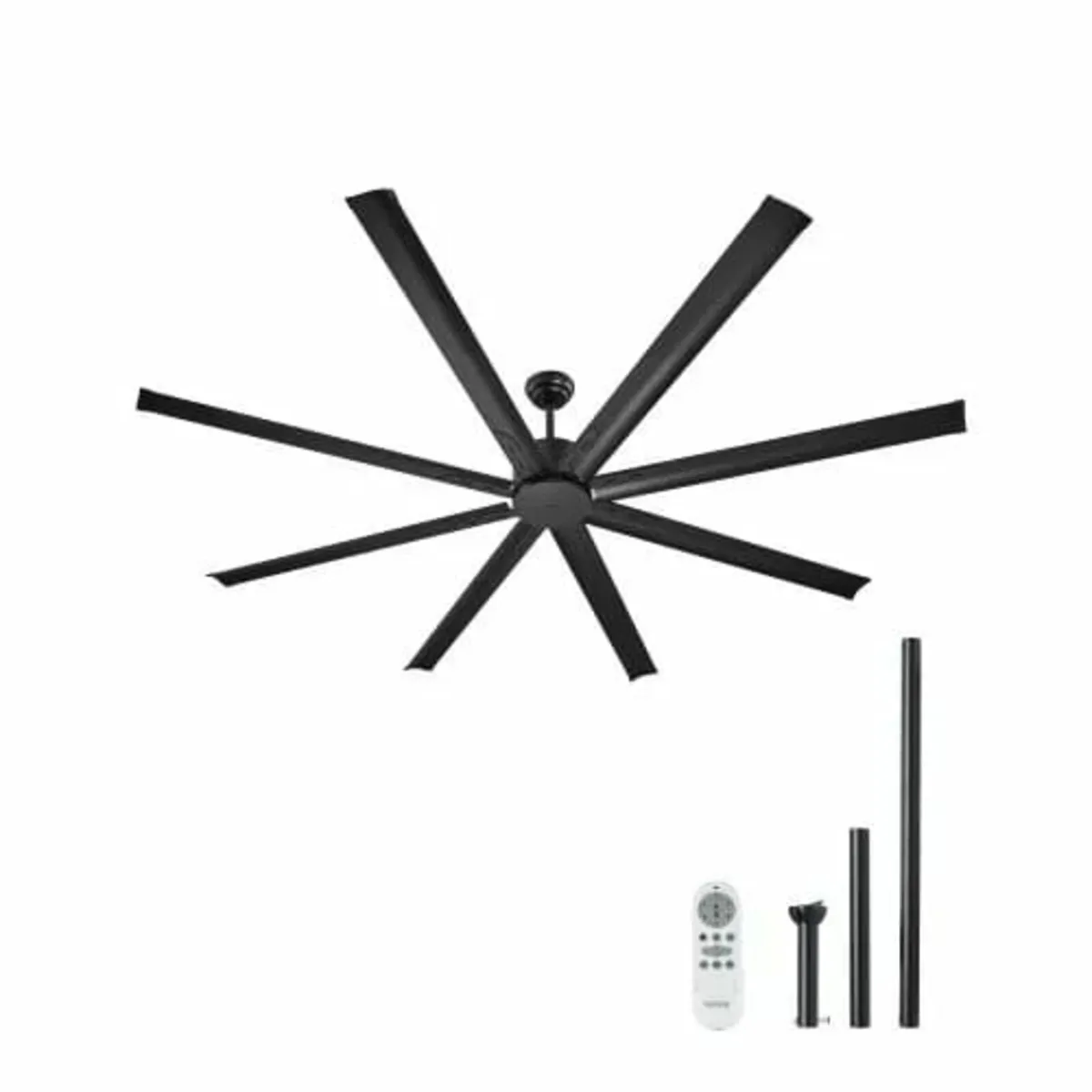 213 cm Ceiling Fan No Light, 6-Speed Remote Contro - Image 1