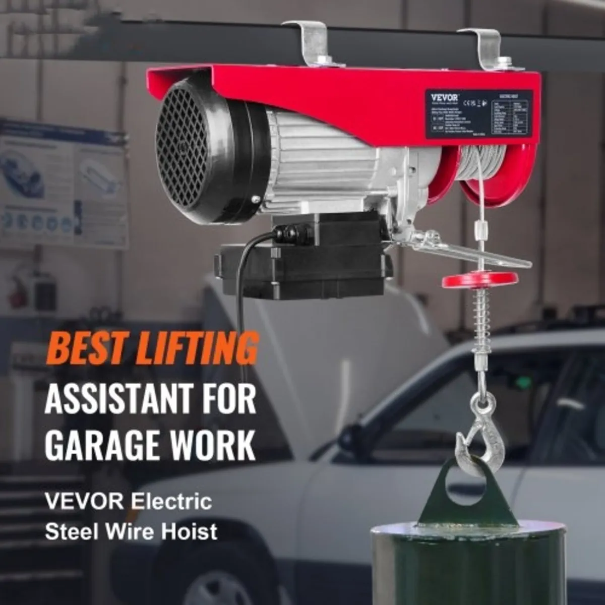 Electric Hoist, 249.5 kg Lifting Capacity, 510W 22 - Image 2