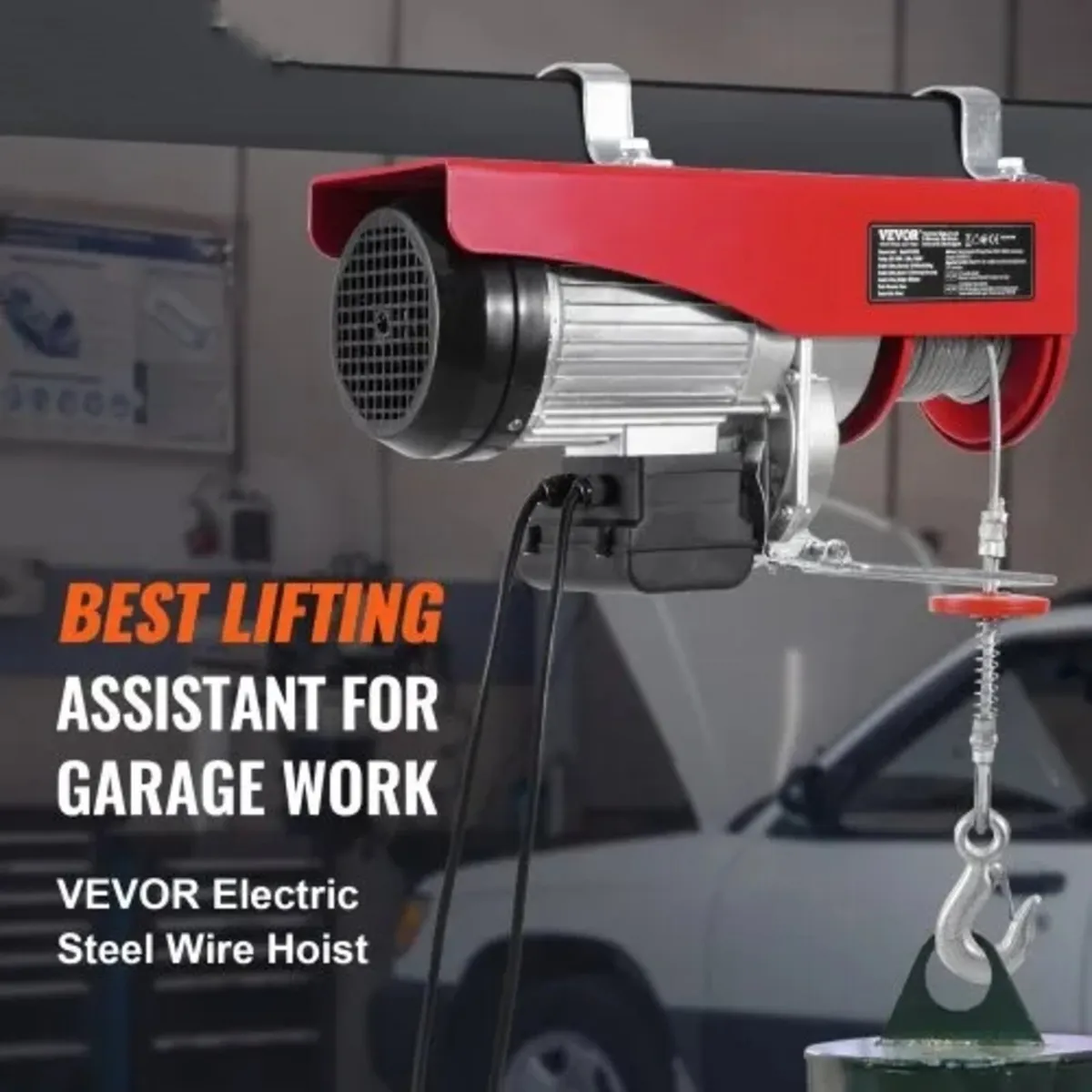 Electric Hoist Crane Winch 1197.5 kg with 426.7 cm - Image 2