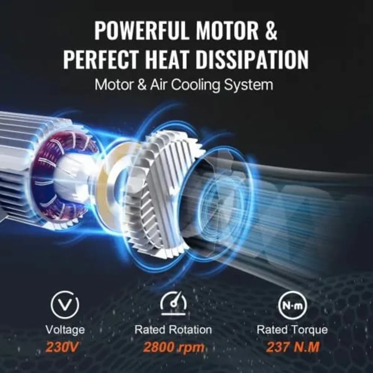 Electric Hoist Crane Winch 798.3 kg with 426.7 cm - Image 3