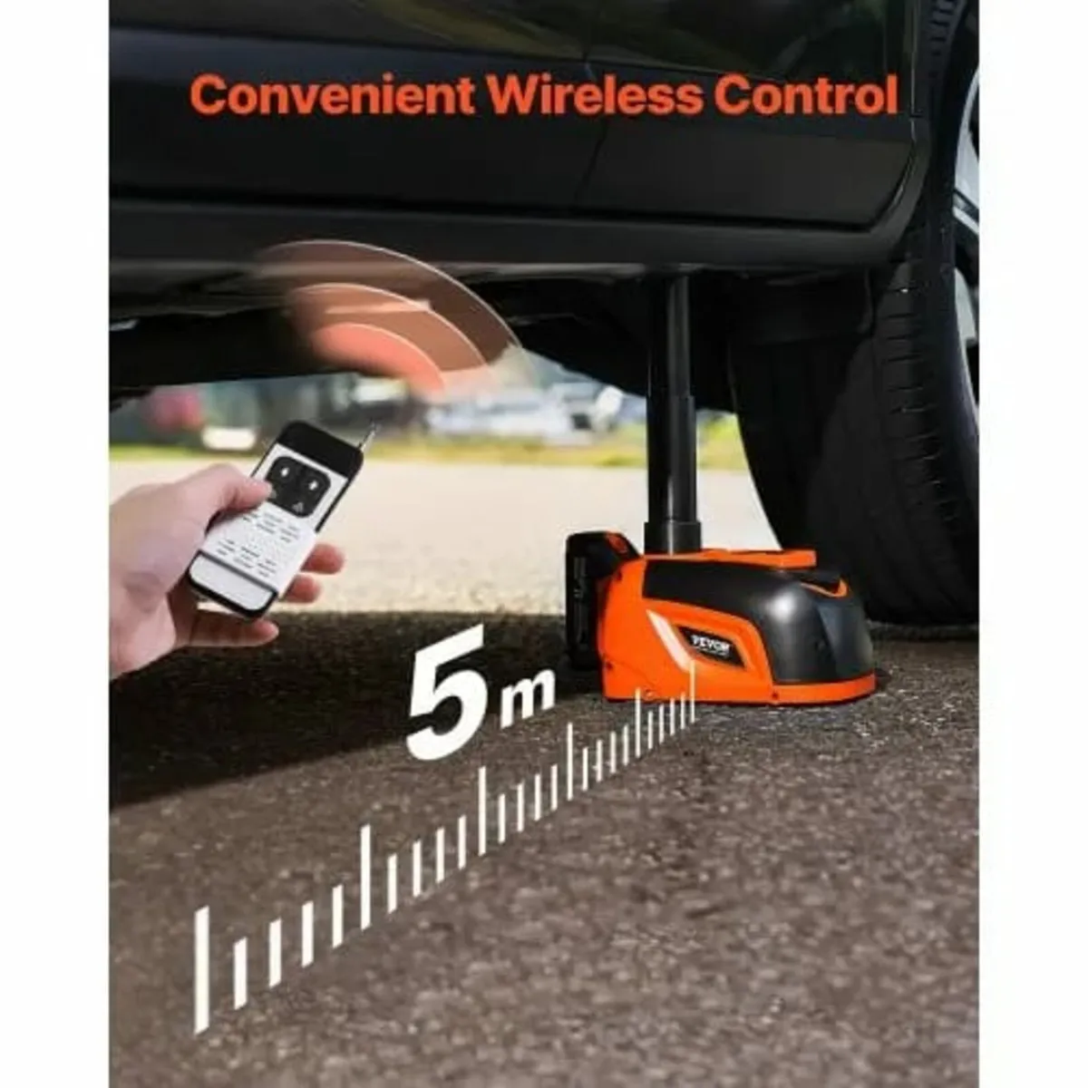 Electric Car Jack, 5 Tons /11000 lbs, Adjustable E - Image 4