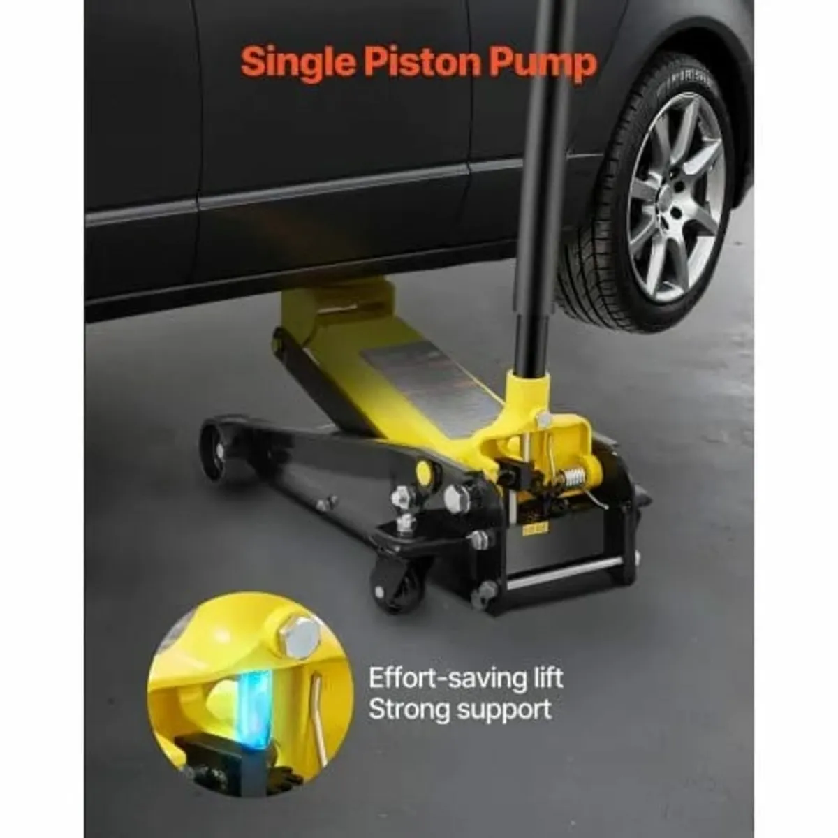 Floor Jack, 3 Ton Low Profile Floor Jack, Heavy-du - Image 4