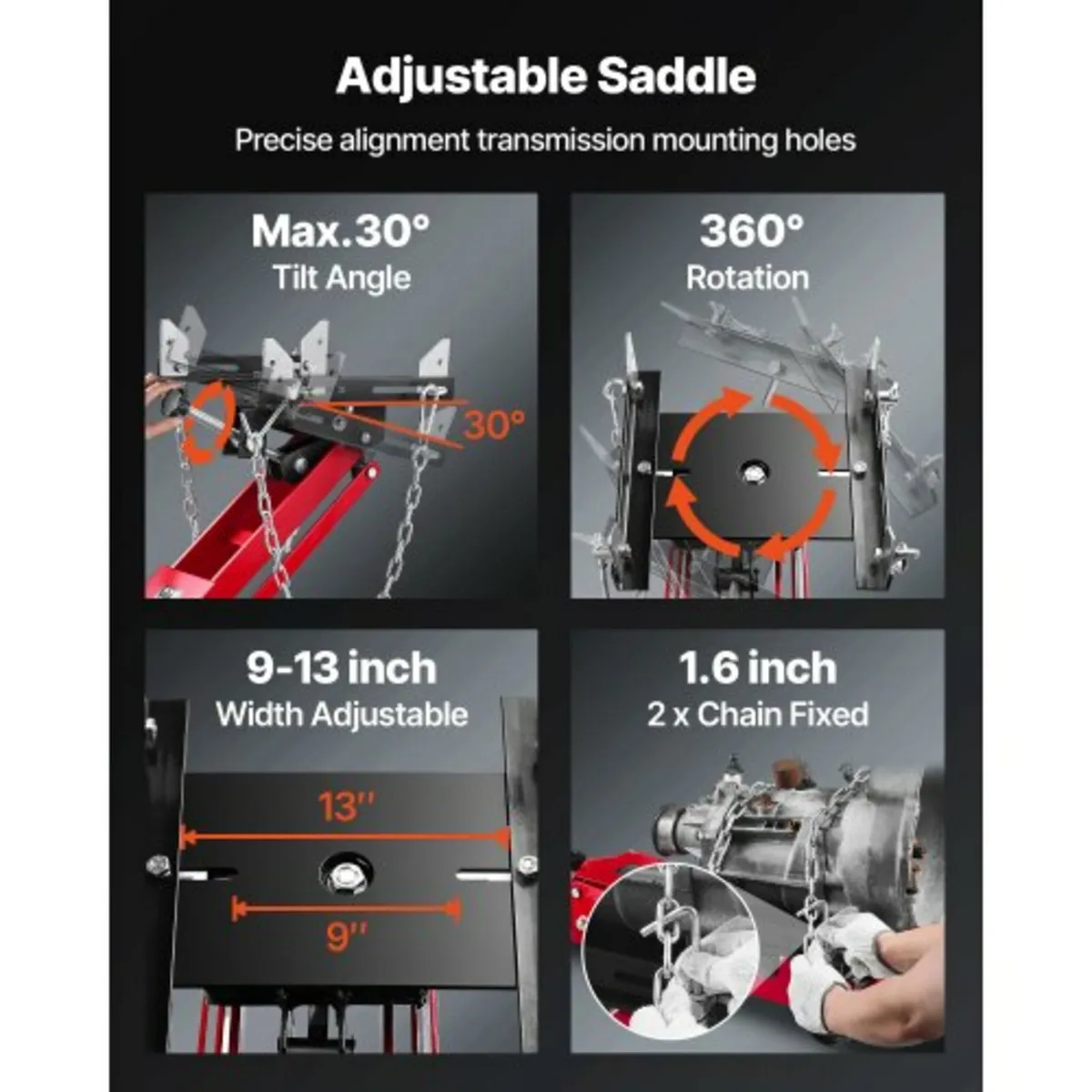 Low Profile Floor Jack, 1000 lbs / 0.45 Ton Liftin - Image 4