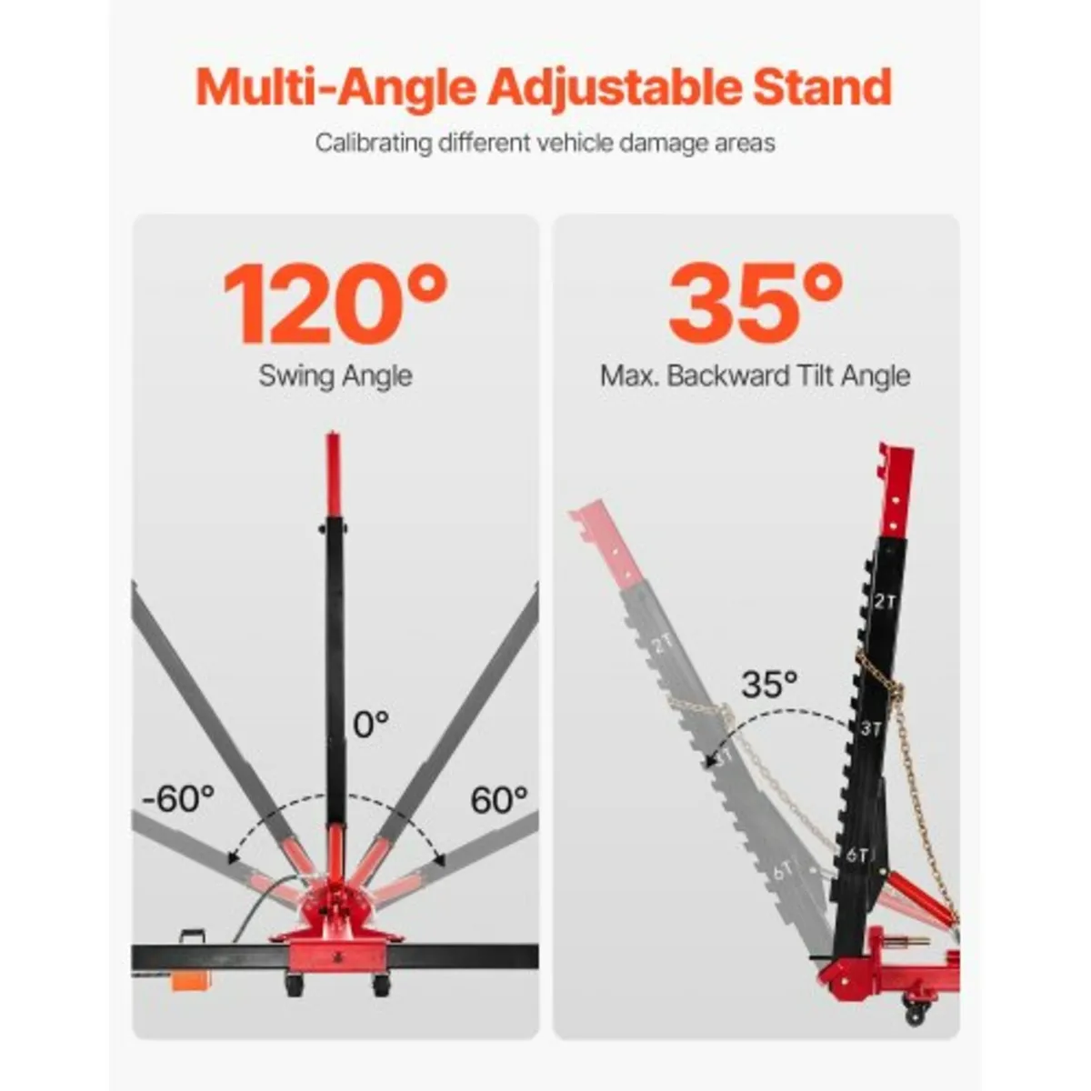 Auto Body Frame Puller Straightener, 6T Tension Ca - Image 4