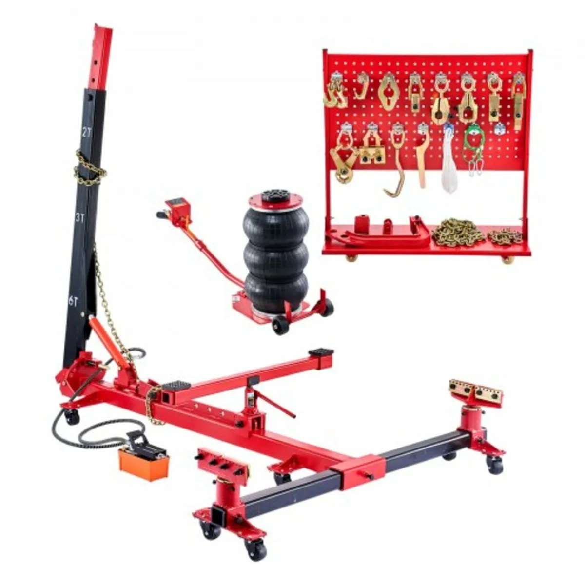 Auto Body Frame Puller Straightener, 6T Tension Ca - Image 1