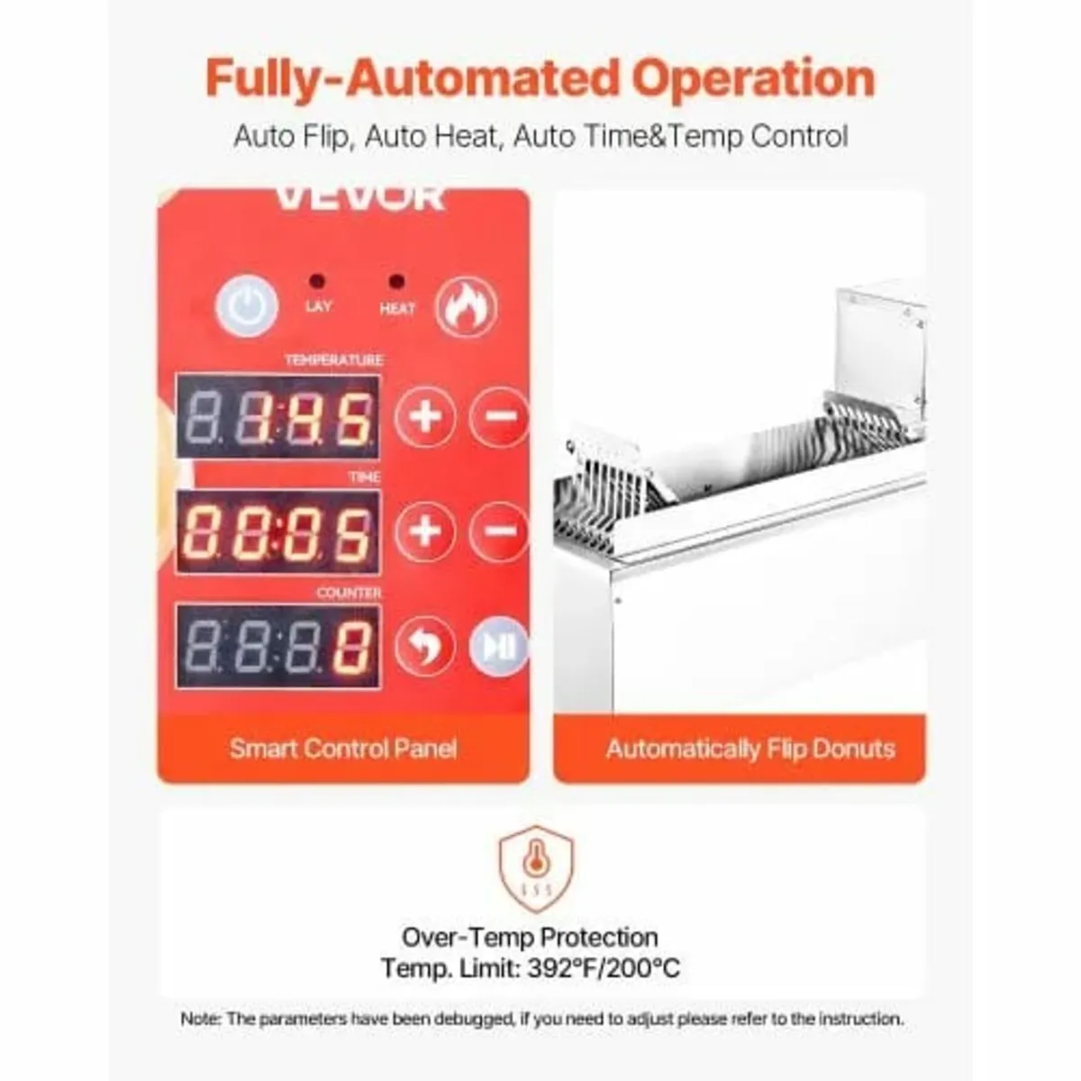 Commercial Automatic Donuts Machine, Single Row Do - Image 3