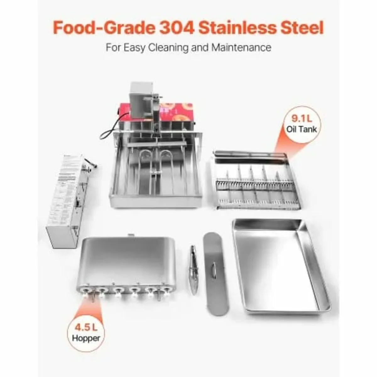 Commercial Automatic Donuts Machine, 6 Rows Donuts - Image 4