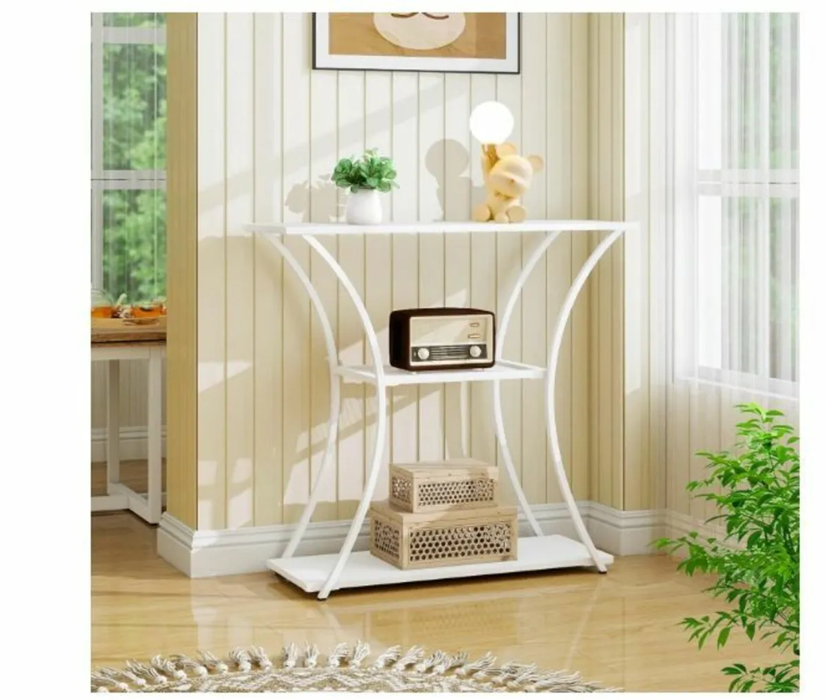 3-Tier Metal Console Table - Image 3