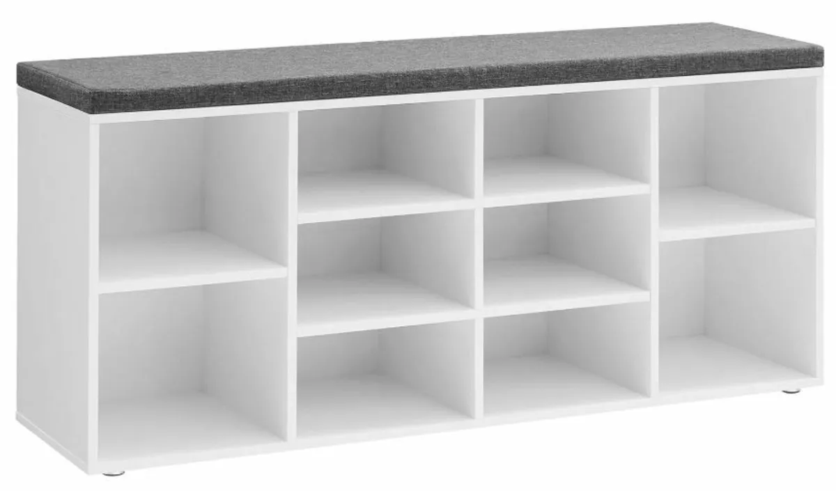 Shoe Bench, Shoe Rack with Seat - Image 1