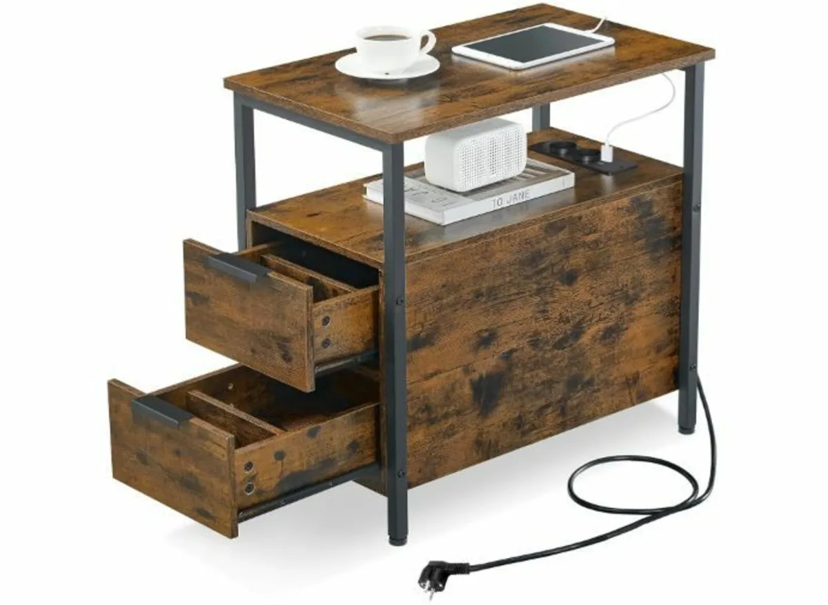 Side Table, Bedside Table - Image 3