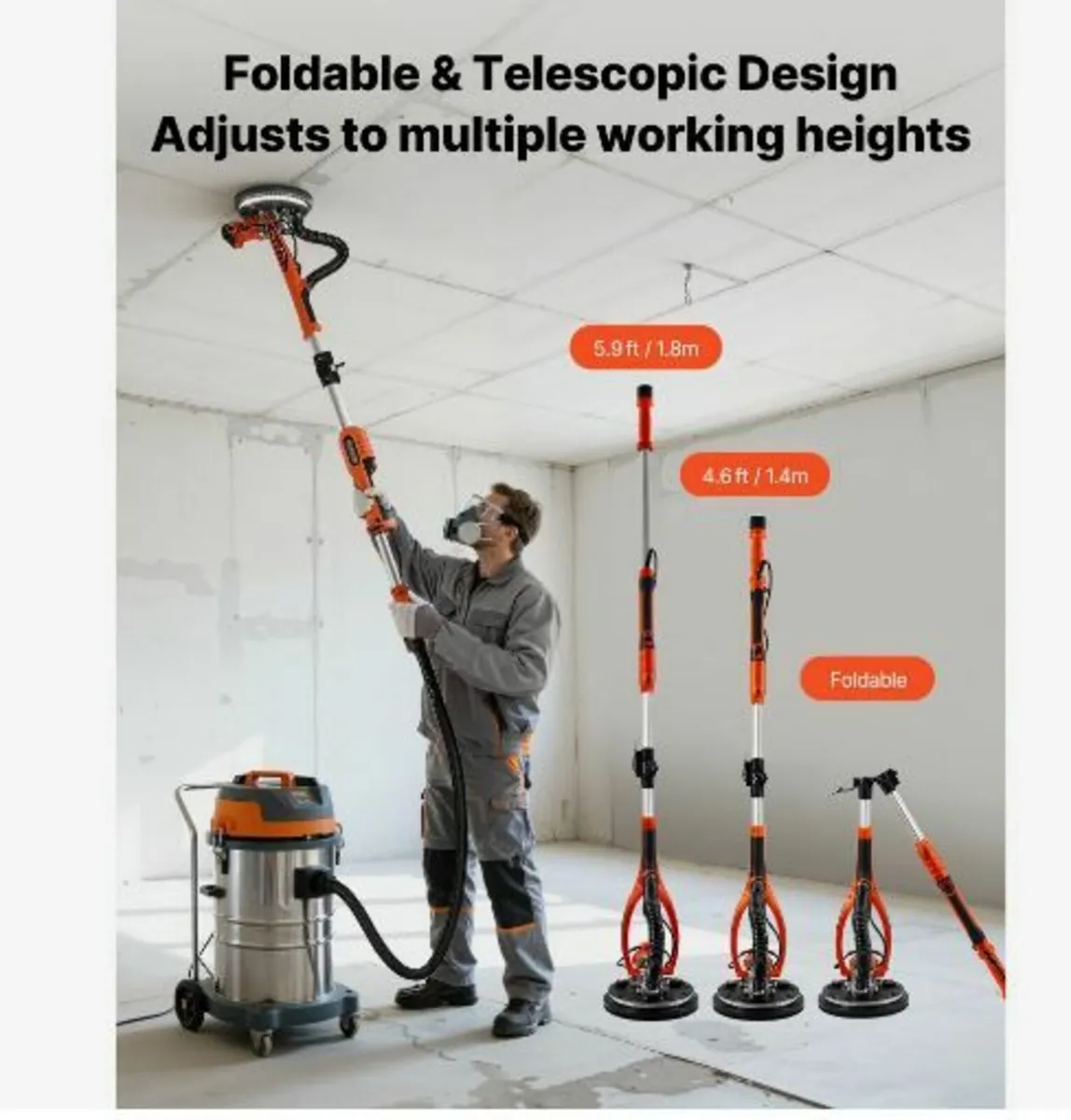 Drywall Sander, 850W - Image 4