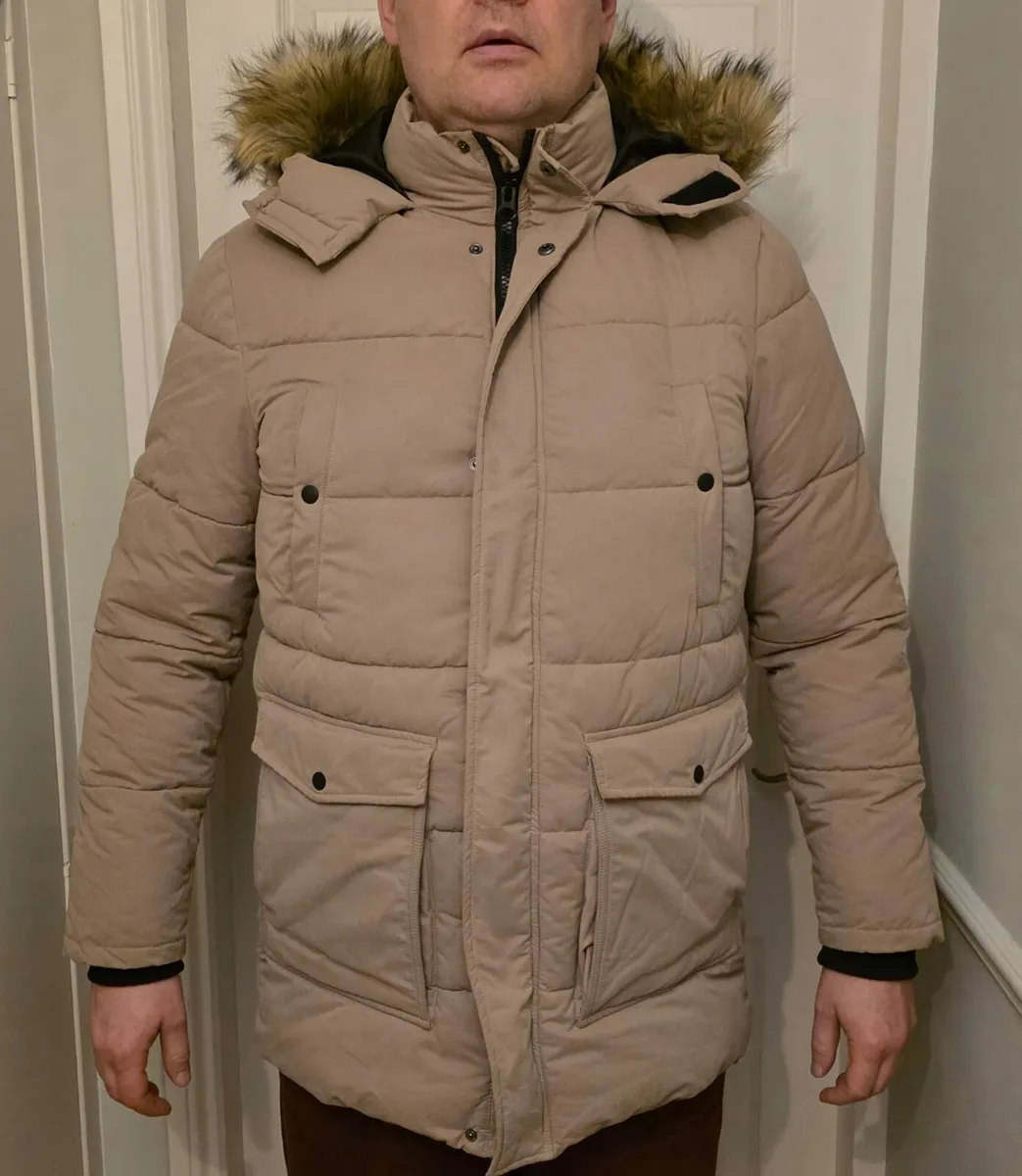 Beige Winter Jacket – XXL – Like New - Image 1