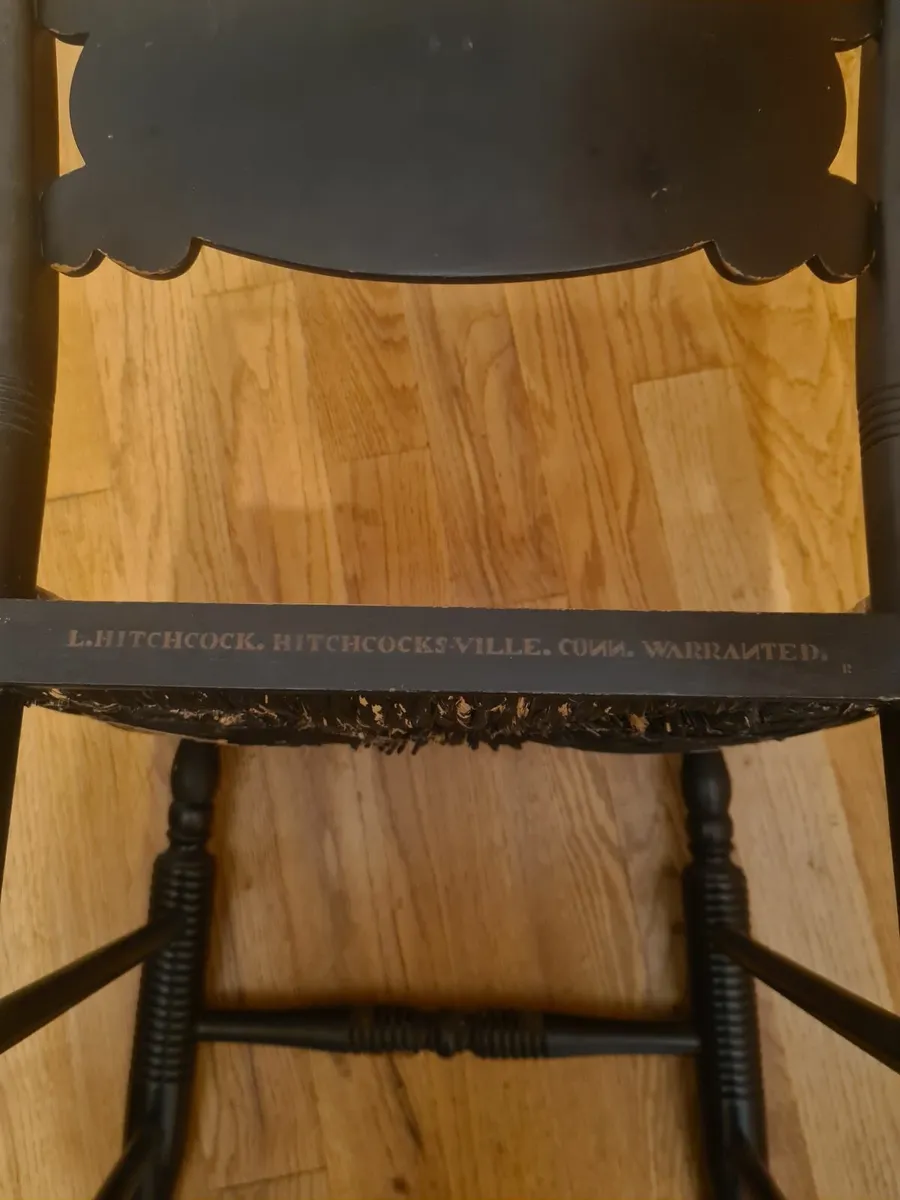 Antique Reeded Chair - Image 2