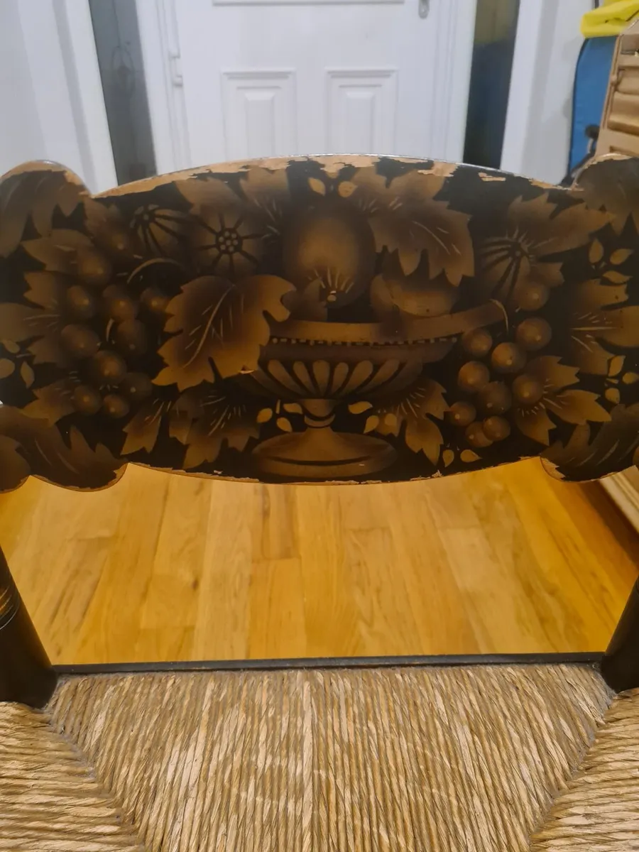 Antique Reeded Chair - Image 4