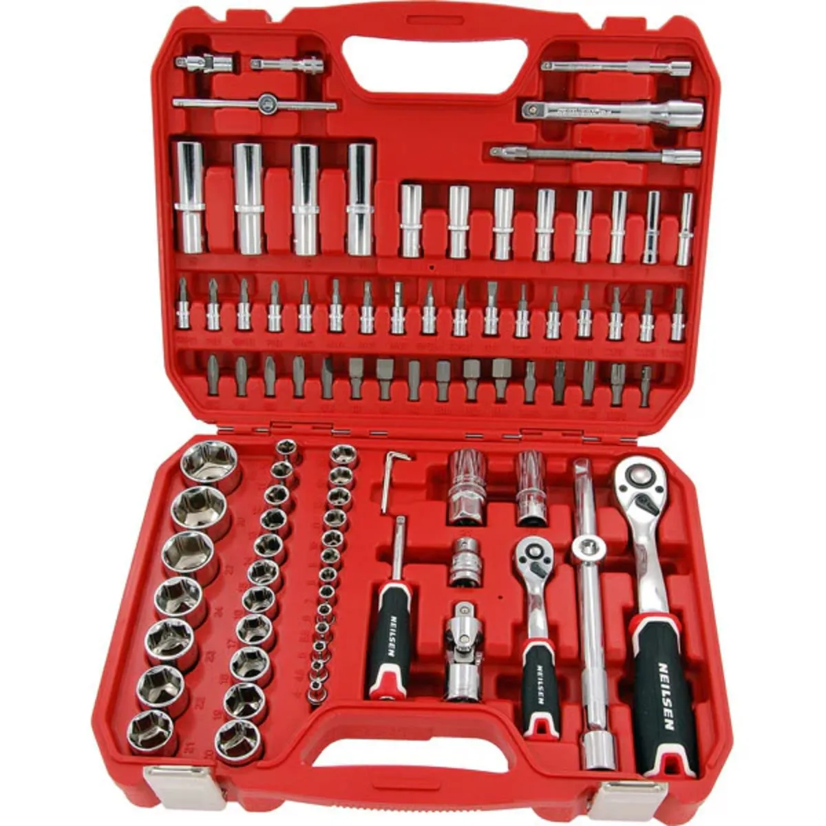 94pc 1/4in & 1/2in Dr Socket Set - Image 1