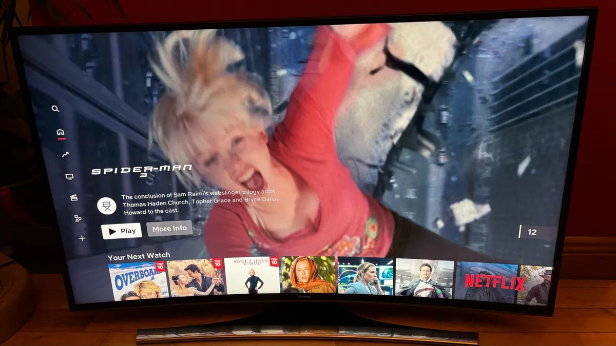 48” Samsung 4K Curved Smart TV - Image 1