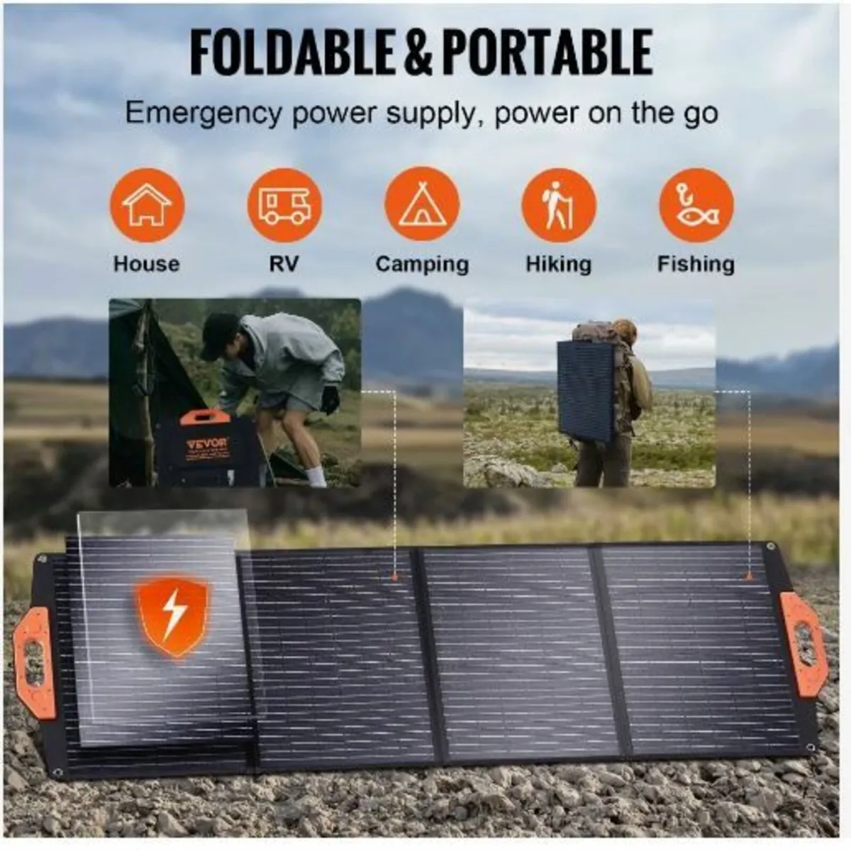 Portable Monocrystalline Solar Panel, 120W - Image 4