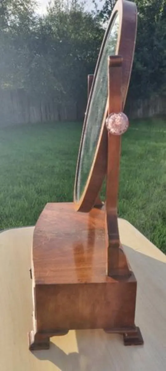 Antique dressing table mirror - Image 4