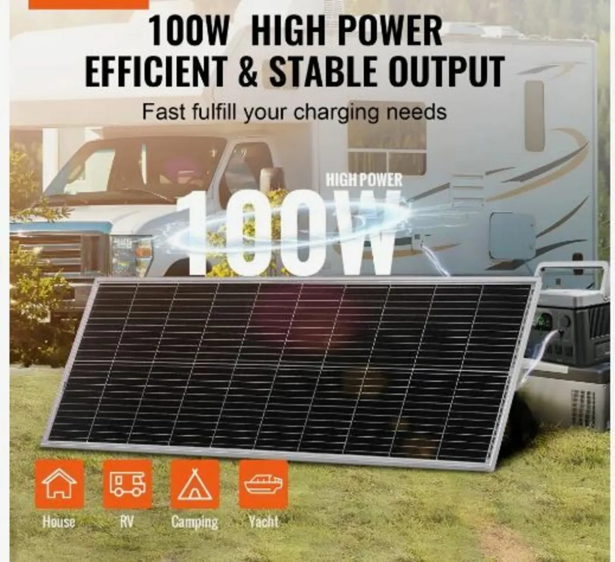 100W Monocrystalline Solar Panel Kit - Image 4