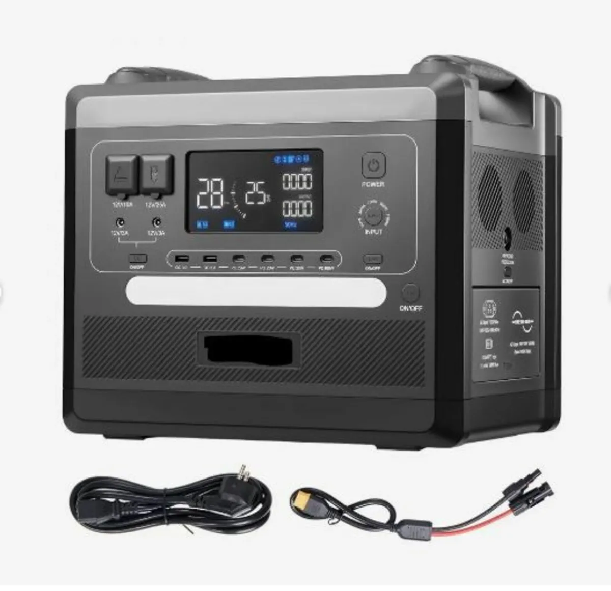 Portable Power Station, 2400W 2160Wh Power - Image 1