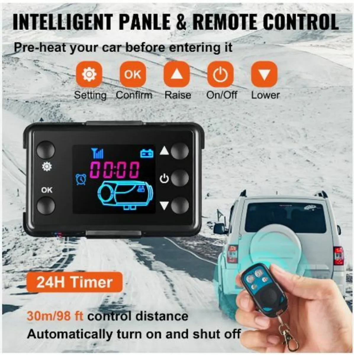 12V 5KW Diesel Heater, All-in-One - Image 4