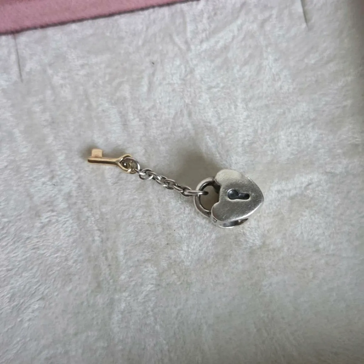 Pandora Key to My Heart Charm Love 14K Gold - Image 3