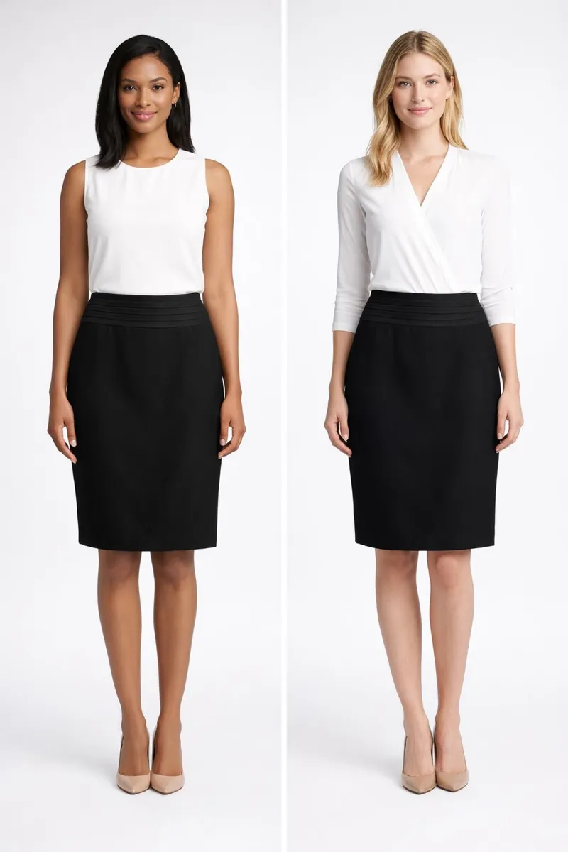 BRAND NEW SAVIDA WOOL MIX SKIRT WITH BOW DETAIL: S - Image 1