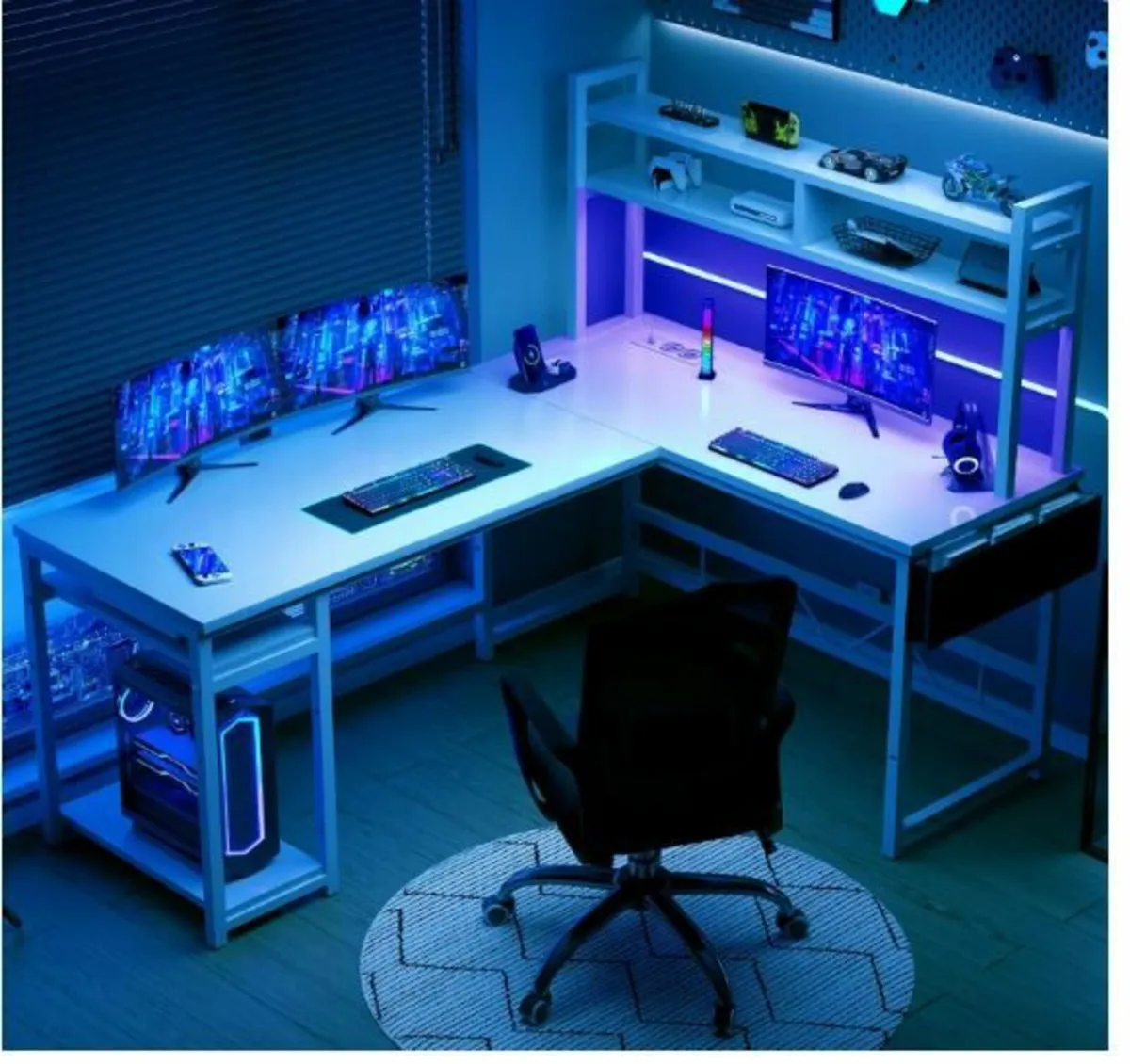 Gaming Corner Desk 160 x 120 cm - Image 2