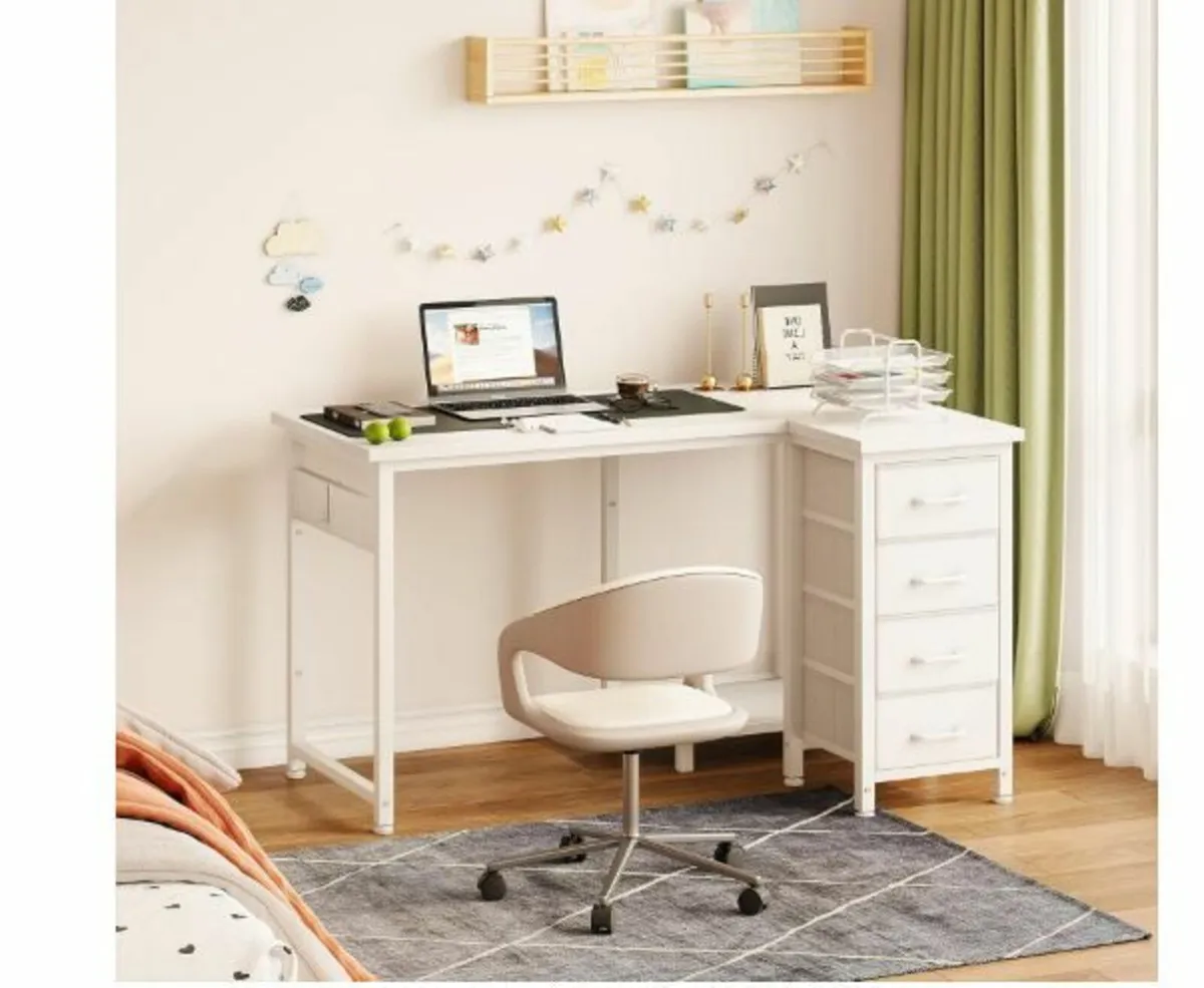 Corner Desk, 100 x 70 cm, L Shape - Image 3