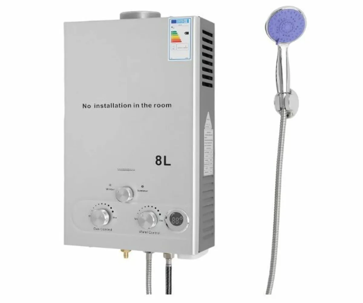 Gas Instantaneous Water Heater 8 L, 18 KW - Image 1
