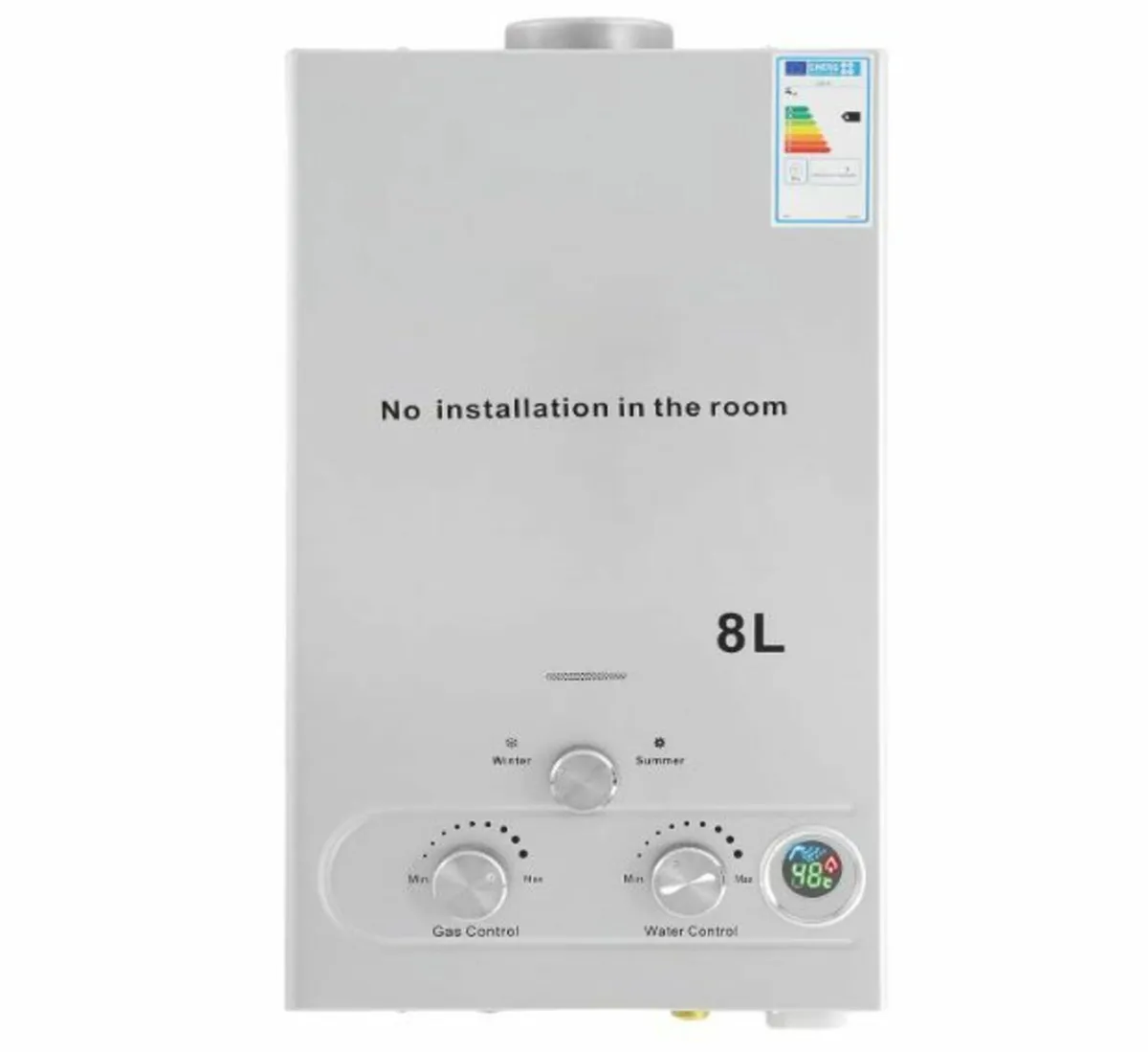 Gas Instantaneous Water Heater 8 L, 18 KW - Image 3