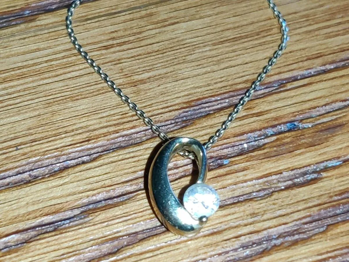 GEOMETRIC BELCHER, 9CT THICK Yellow Gold Necklace - Image 1