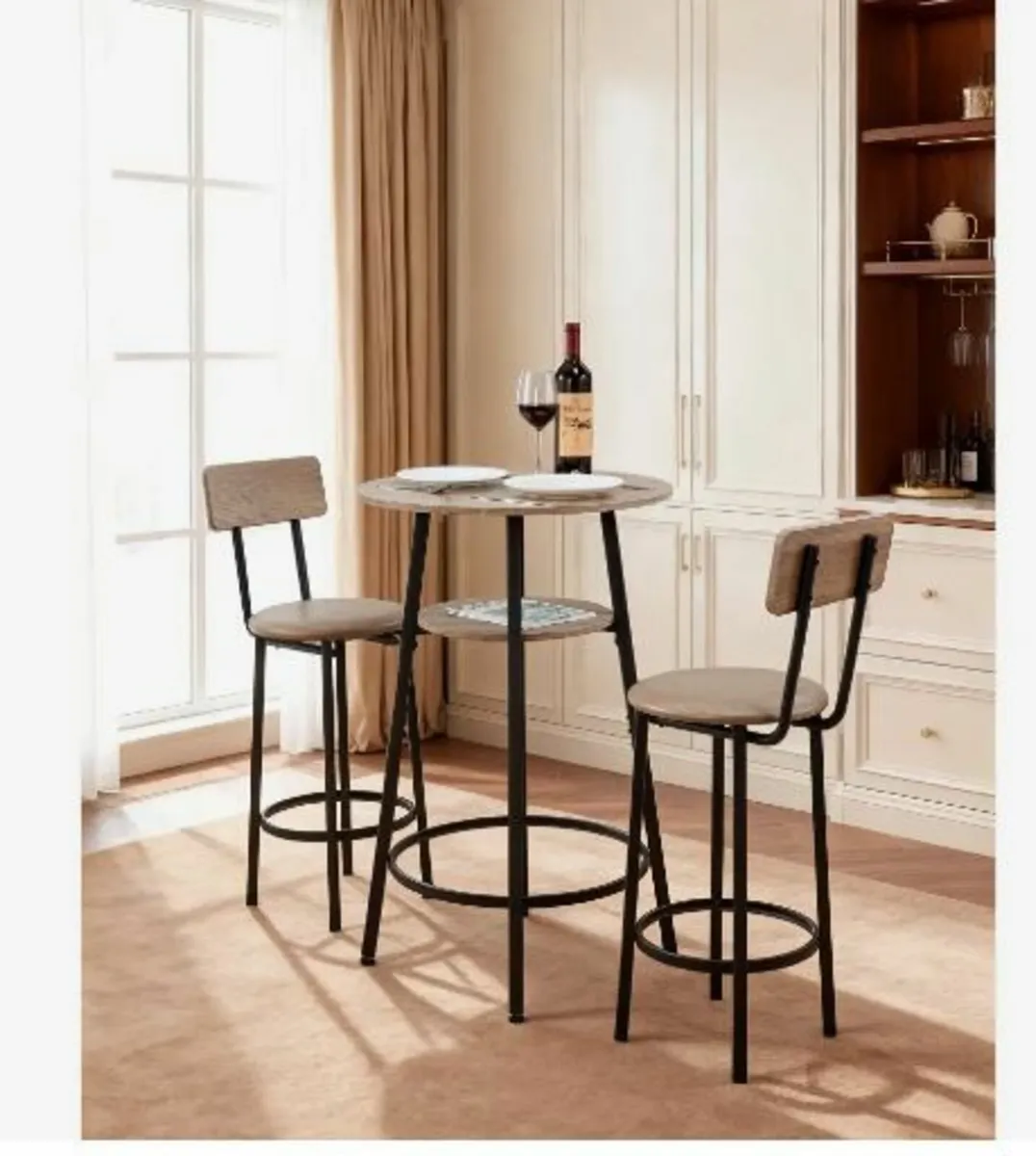 Bar Table, 3PCS 596.9mm Bars Tables Set - Image 2