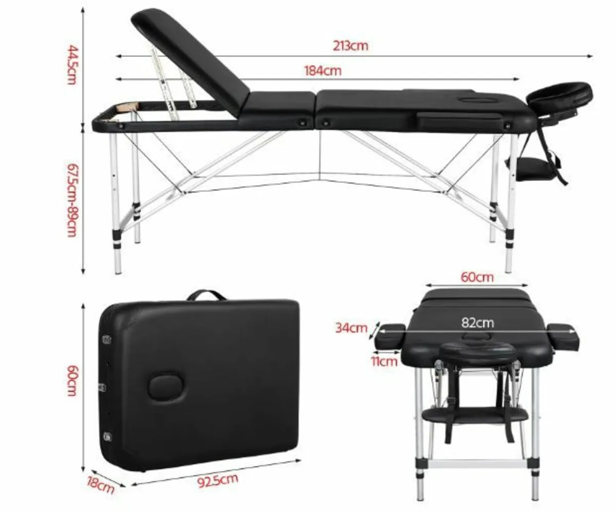 Portable Massage Table 3 Zone - Image 1