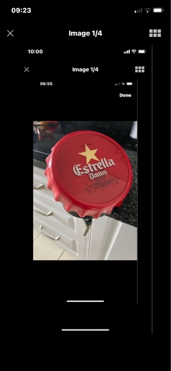 Estrella Beer Bar Display/ Bottle Opener - Image 1